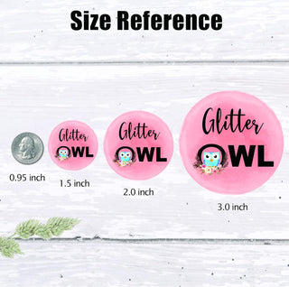 Custom Logo Stickers Label Stickers - 3 inch Round Glossy