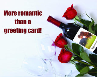 Custom Wine Label Unique Gift - Your Image and Message