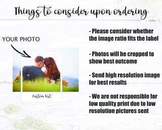 Custom Wine Label Unique Gift - Your Image and Message