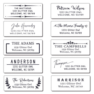 Personalized Return Address Labels Stickers - 10 Designs to Choose From