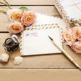 Personalized Address Labels Valentine's Day - Love Birds Return Address Labels