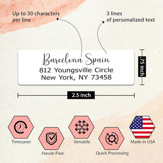 Personalized Return Address Labels - Small Labels Year Round Designs