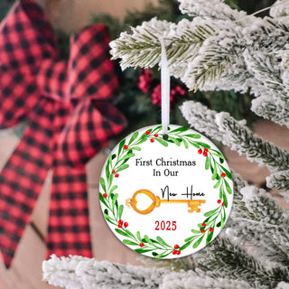 New Home Christmas Ornaments 2025 - Key
