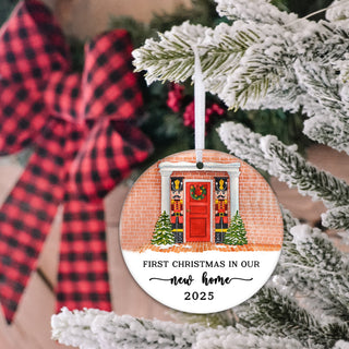 New Home Christmas Ornaments 2025 - Front Door
