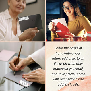 Personalized Return Address Labels Religious - High Gloss Custom Mailing Labels on Sheets (50 - 1000)