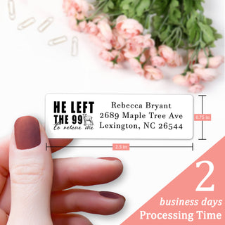 Personalized Return Address Labels Religious - High Gloss Custom Mailing Labels on Sheets (50 - 1000)