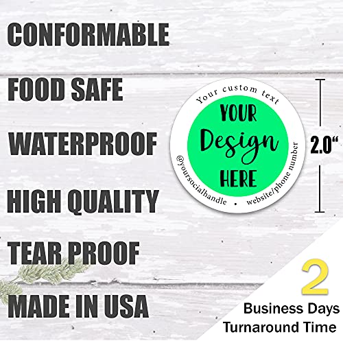 Custom Stickers Label Stickers Round Personalized Labels for Busines