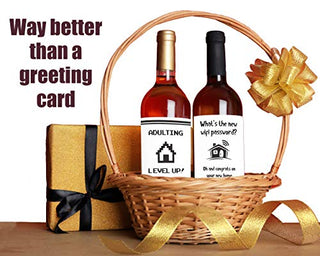 Funny Housewarming Gifts - 5 Wine Labels for House Warming