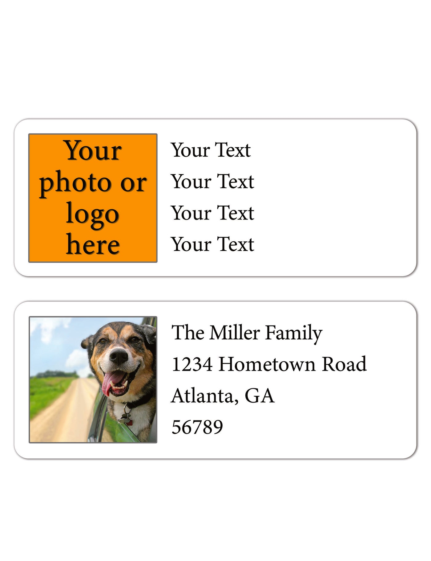 Personalized Return Address Labels